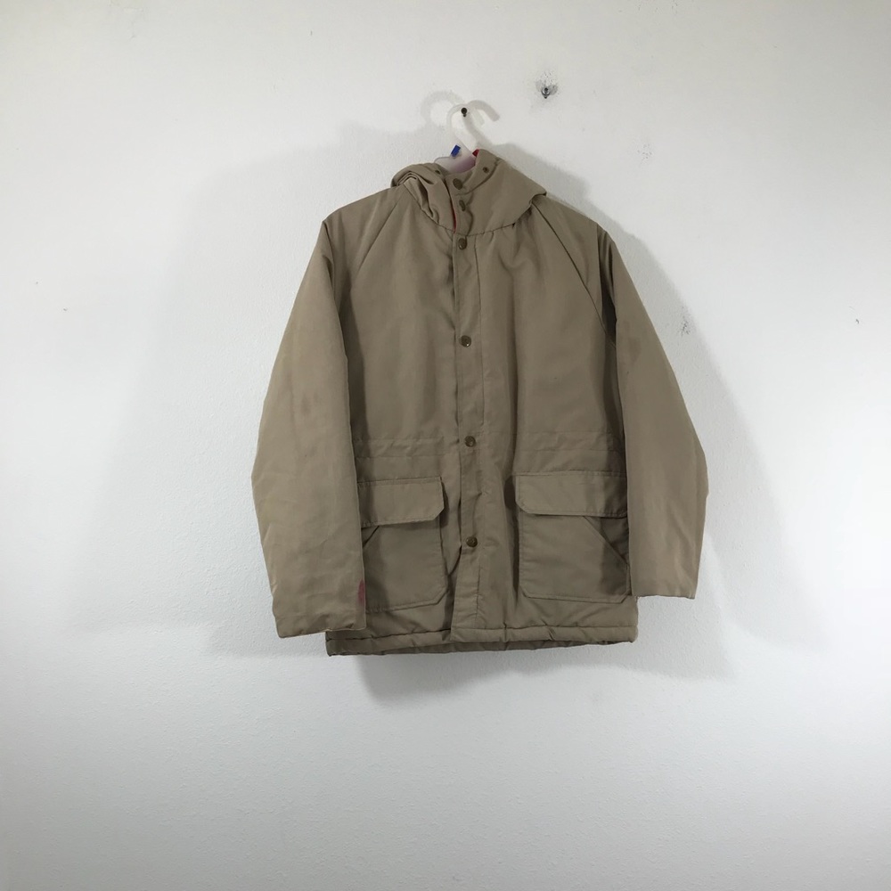 Cal Craft Tan Coat Therma Lined Boys Size Large
